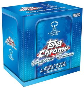 2025-26 Topps Chrome Sapphire UEFA Women’s Champions League box