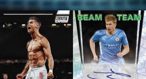 2022 Topps Stadium Club Chrome UEFA Champions League Soccer Cards Checklist box