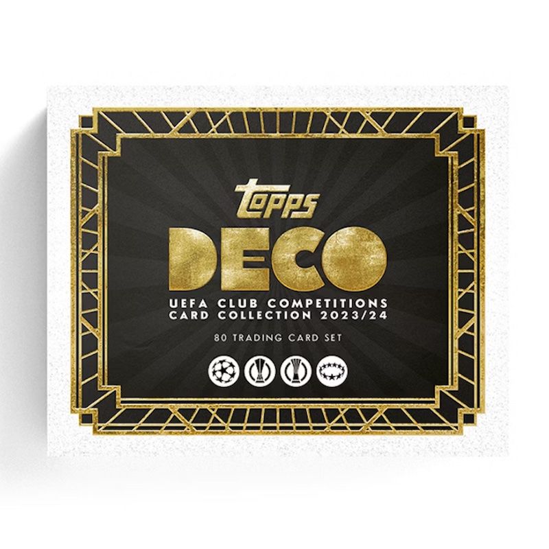 2023 Topps Deco UEFA Club Competitions Soccer Cards Checklist box