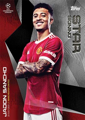 2021 Topps UEFA Champions League Summer Signings Soccer Cards card preview 1