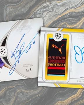 2024-25 Topps Dynasty UEFA Champions League Soccer Cards Checklist box