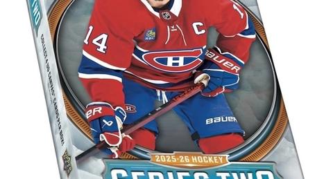 2025-26 Upper Deck Series 2 Hockey Cards box