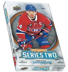 2025-26 Upper Deck Series 2 Hockey Cards box