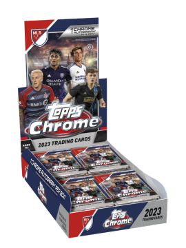 2023 Topps Chrome MLS Soccer Cards product box