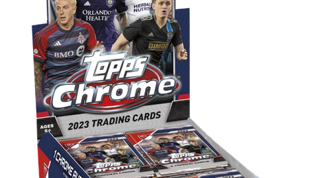 2023 Topps Chrome MLS Soccer Cards box