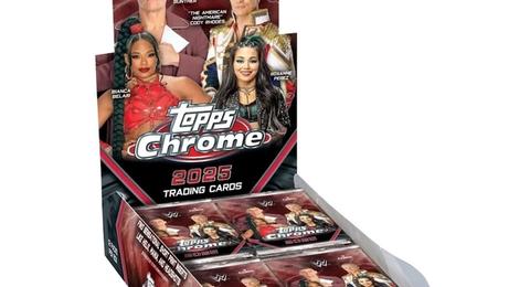 2025 Topps Chrome WWE box