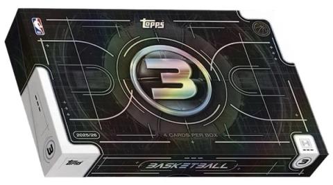 2025-26 Topps Three Basketball product box