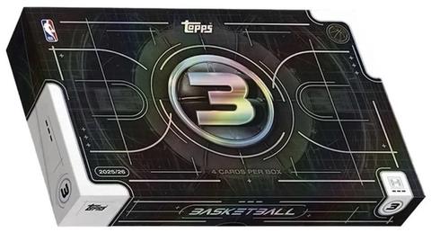 2025-26 Topps Three Basketball box
