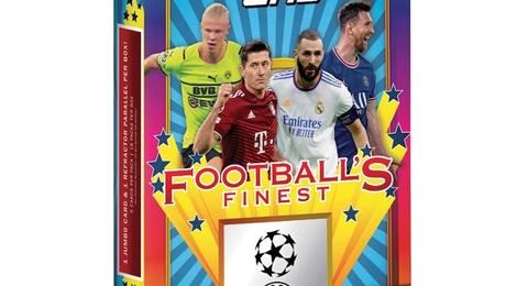 2022 Topps Football's Finest Flashbacks UEFA Champions League Soccer Cards Checklist box