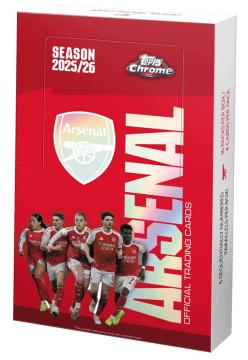 2025-26 Topps Chrome Arsenal product box