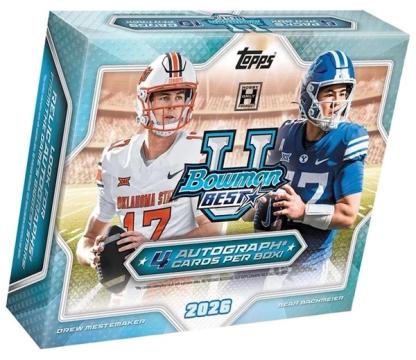 2026 Bowman U Best Football product box