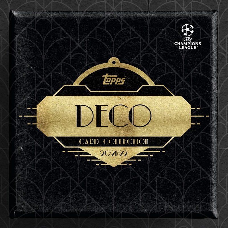 2021 Topps Deco UEFA Champions League Soccer Cards Checklist box