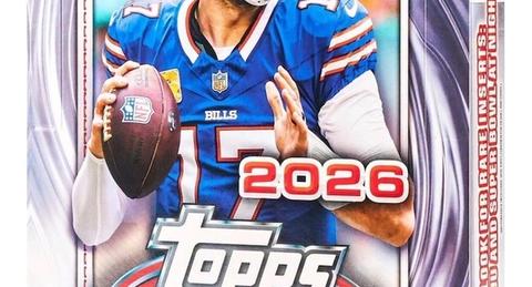 2026 Topps Chrome Football Cards box