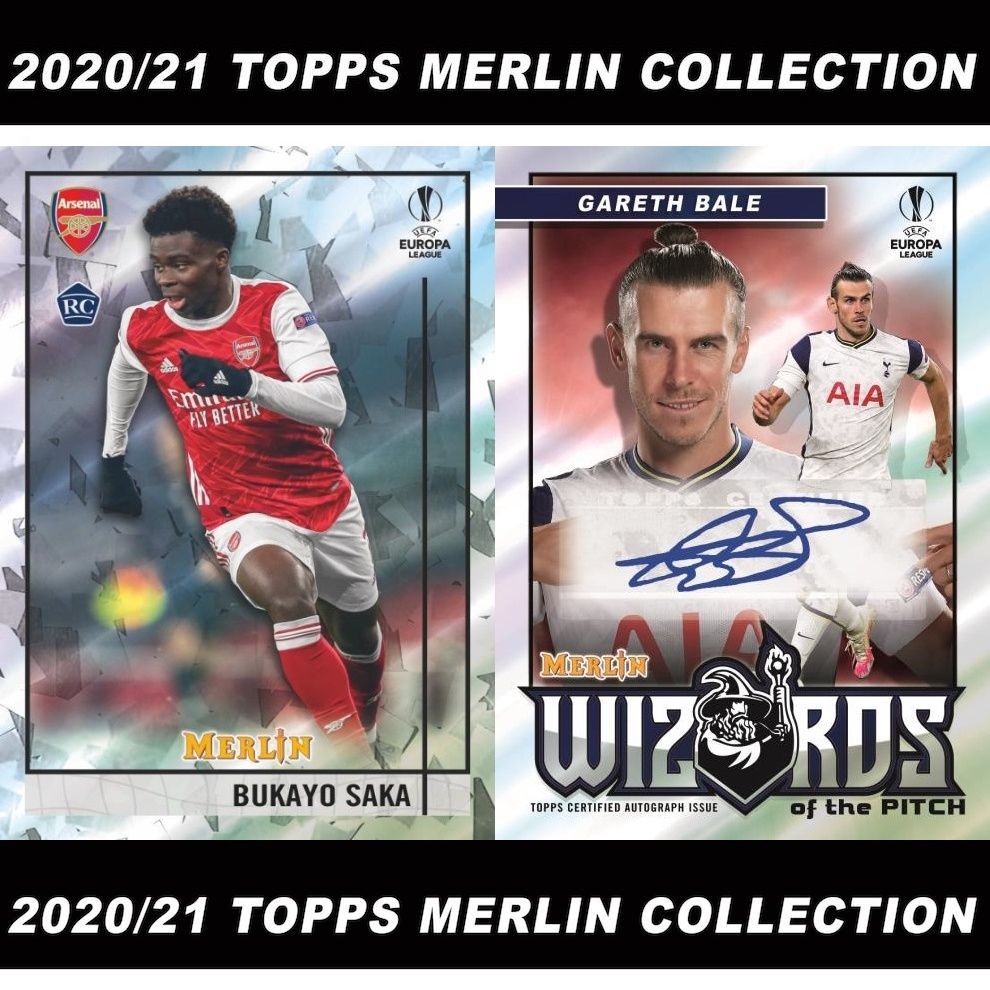 2021 Topps Merlin Chrome UEFA Club Competitions Soccer Cards Checklist box