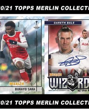 2021 Topps Merlin Chrome UEFA Club Competitions Soccer Cards Checklist box