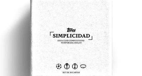 2023 Topps Simplicidad UEFA Club Competitions Soccer Cards Checklist box
