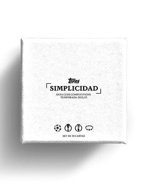 2023 Topps Simplicidad UEFA Club Competitions Soccer Cards Checklist box