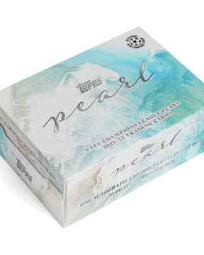 2022 Topps Pearl UEFA Champions League Soccer Cards Checklist box