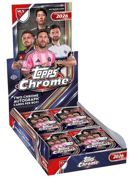 2026 Topps Chrome MLS Soccer Cards product box