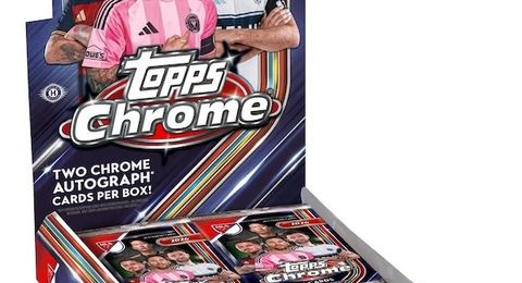 2026 Topps Chrome MLS Soccer Cards box