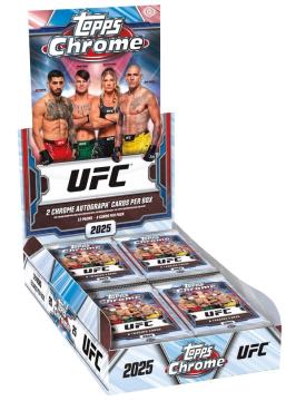 2025 Topps Chrome UFC product box
