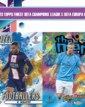 2023 Topps Finest UEFA Club Competitions Soccer Cards Checklist box