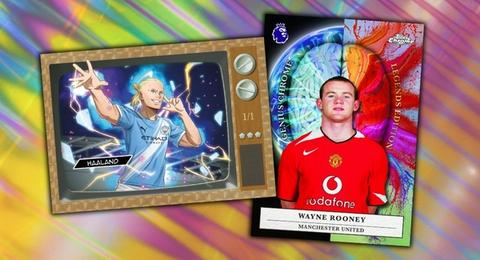 2026 Topps Chrome Premier League Soccer Cards Checklist box