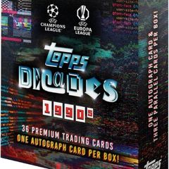 2025 Topps Decades 1990s UEFA Club Competitions product