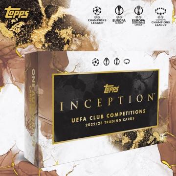 2022 Topps Inception UEFA Club Competitions Soccer Cards product box