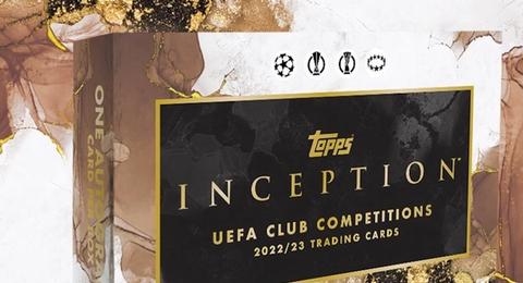 2022 Topps Inception UEFA Club Competitions Soccer Cards Checklist box