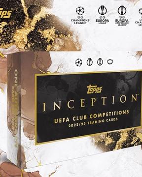 2022 Topps Inception UEFA Club Competitions Soccer Cards Checklist box