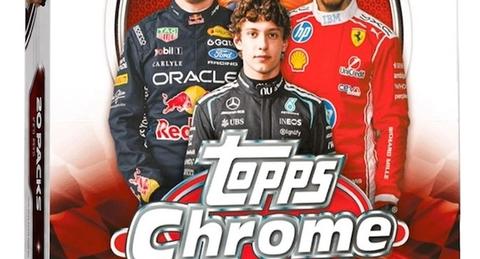 2026 Topps Chrome Formula 1 Cards box