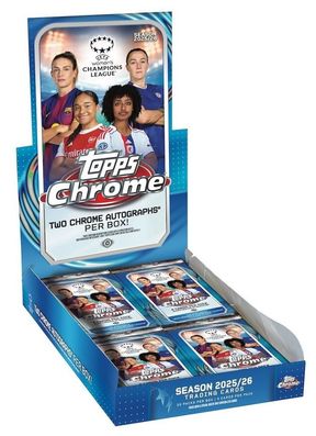 2025-26 Topps Chrome UEFA Women’s Champions League box
