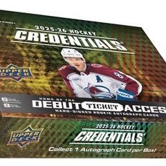 2025-26 Upper Deck Credentials Hockey product