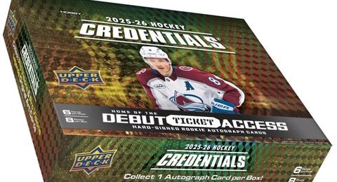 2025-26 Upper Deck Credentials Hockey box