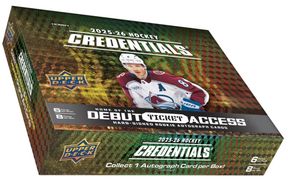 2025-26 Upper Deck Credentials Hockey box