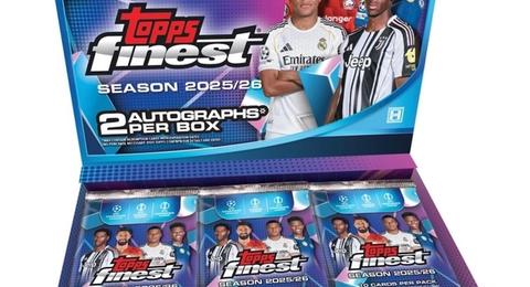 2025-26 Topps Finest UEFA Club Competitions Soccer Cards box