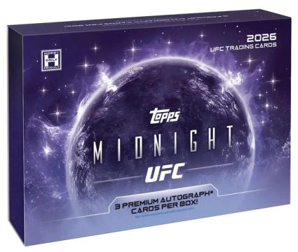 2026 Topps Midnight UFC product box