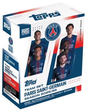 2025-26 Topps Paris Saint-Germain Team Set box