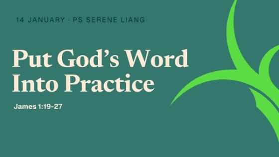 Put God’s Word Into Practice