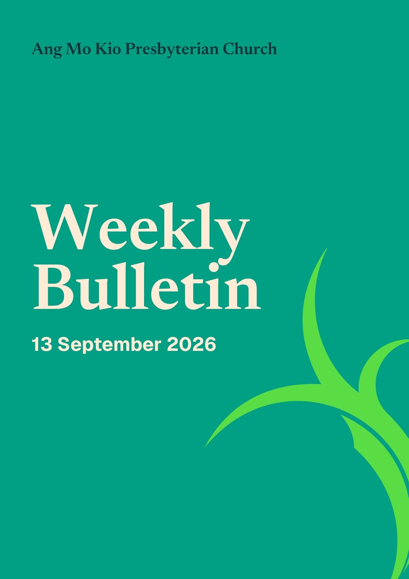Worship Service Bulletin - "Disputing God’s Justice, Declaring God’s Mercy"