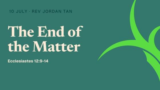 The End of the Matter