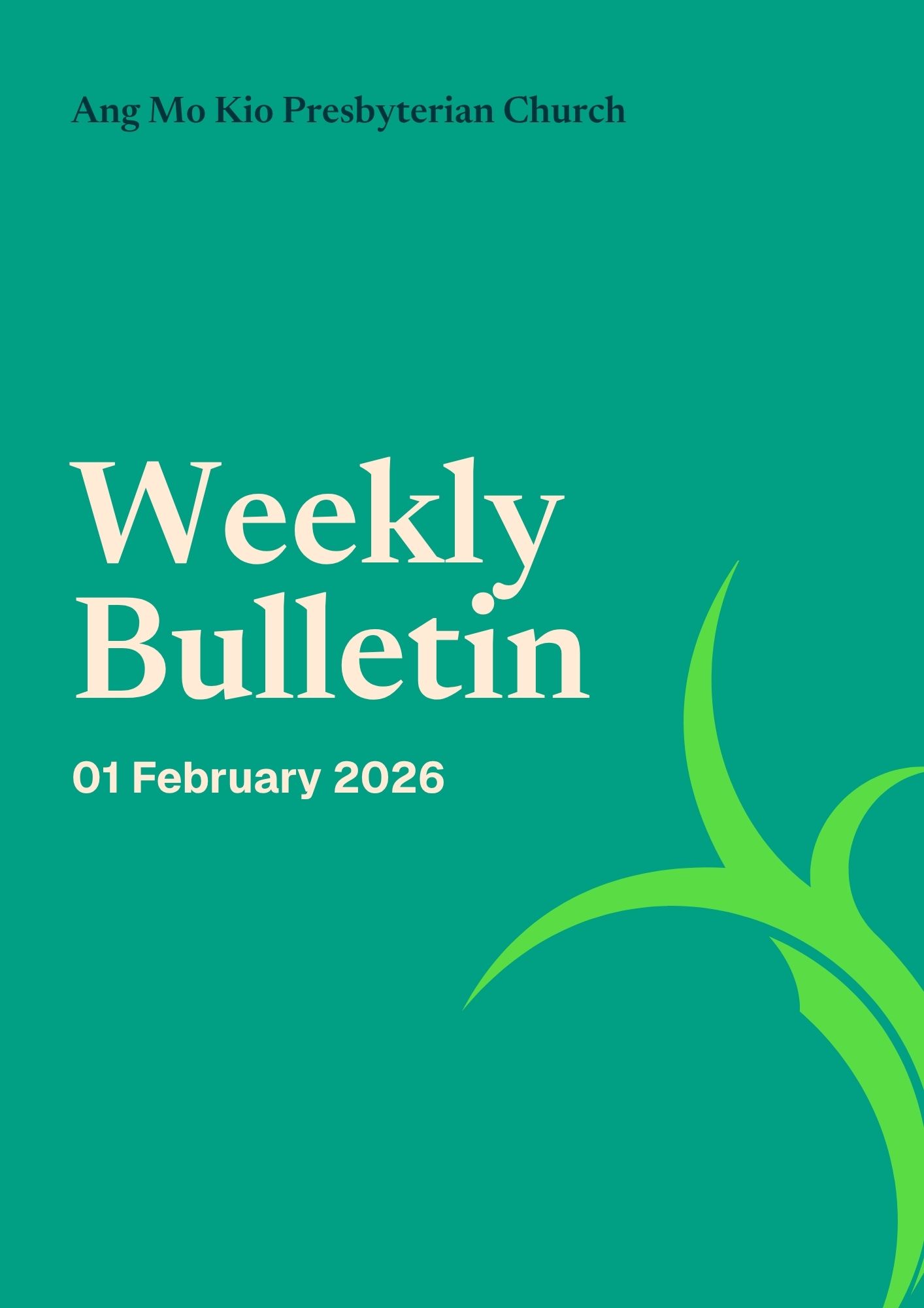Worship Service Bulletin - "Faith That Saves"