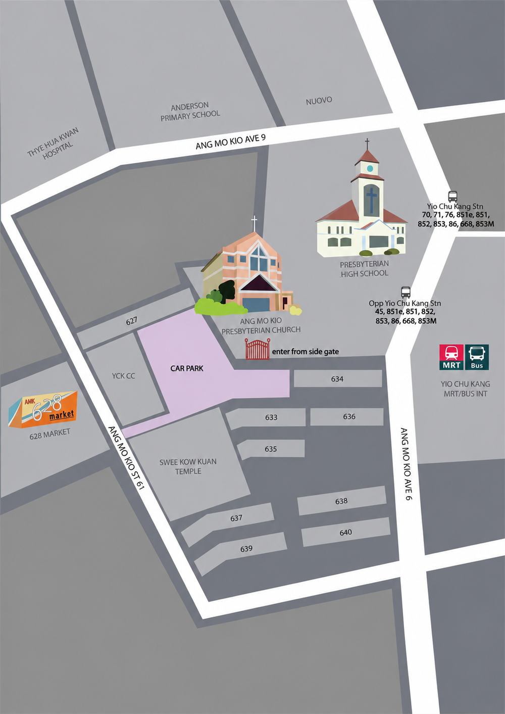 Map to AMKPC