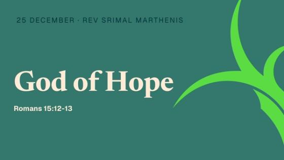 God of Hope