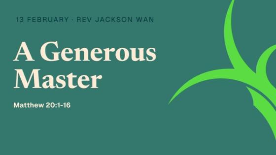 A Generous Master 