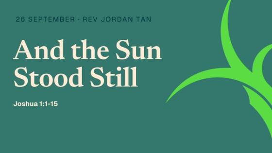 And the Sun Stood Still