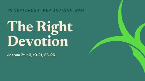 The Right Devotion