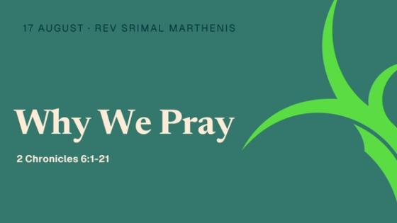 Why We Pray