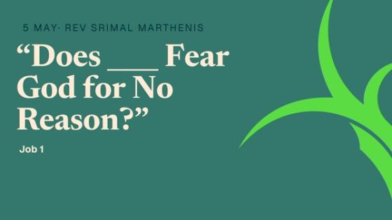 “Does ____ Fear God for No Reason?”
